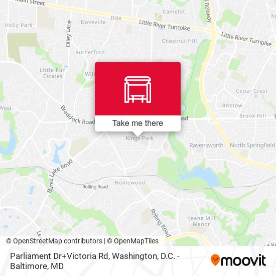 Mapa de Parliament Dr+Victoria Rd