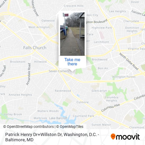 Patrick Henry Dr+Willston Dr map