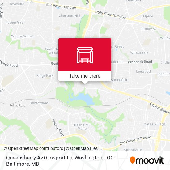 Queensberry Av+Gosport Ln map
