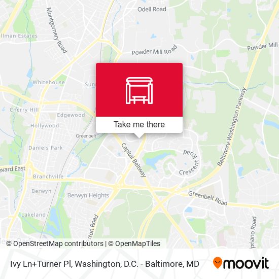 Ivy Ln+Turner Pl map