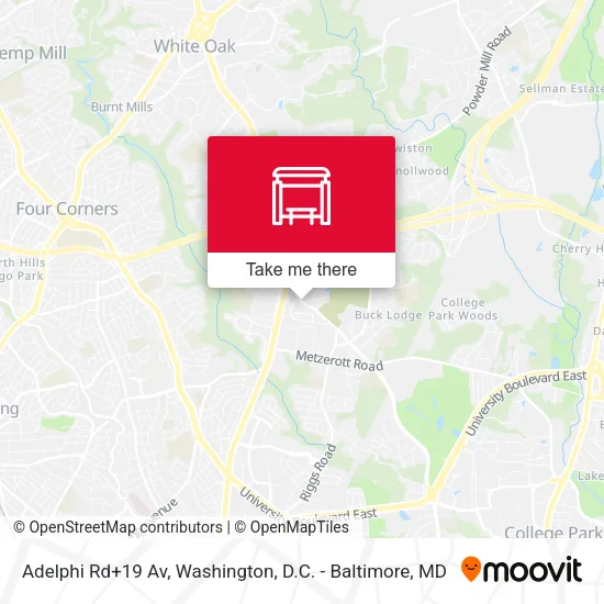 Adelphi Rd+19 Av map