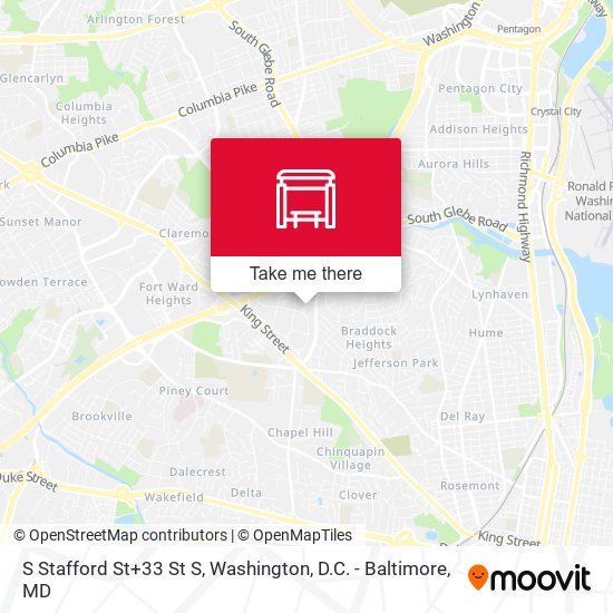 Mapa de S Stafford St+33 St S