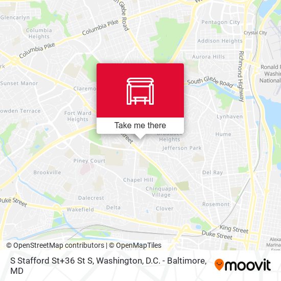 Mapa de S Stafford St+36 St S