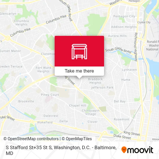 S Stafford St+35 St S map