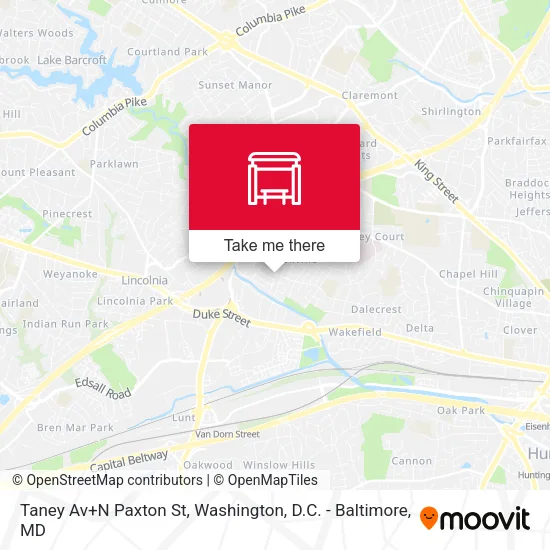 Mapa de Taney Av+N Paxton St