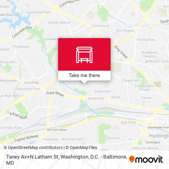 Mapa de Taney Av+N Latham St