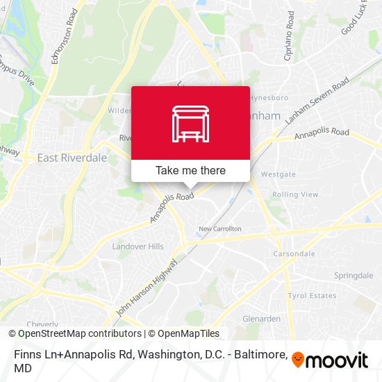 Finns Ln+Annapolis Rd map