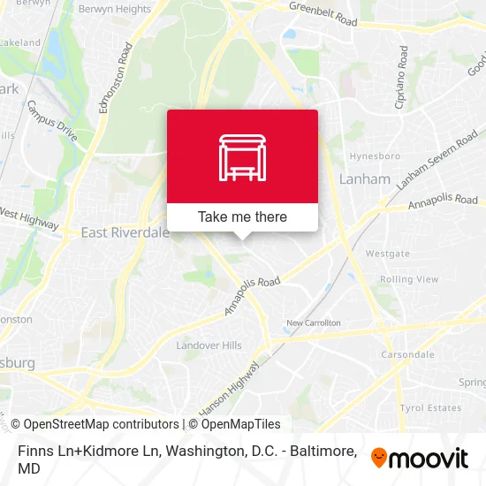 Finns Ln+Kidmore Ln map