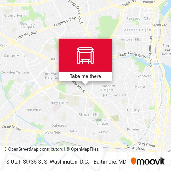 S Utah St+35 St S map