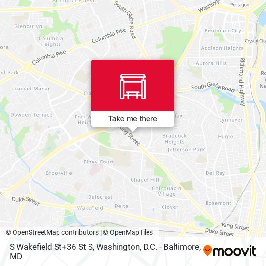Mapa de S Wakefield St+36 St S