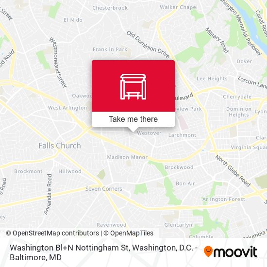 Washington Bl+N Nottingham St map