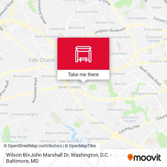 Mapa de Wilson Bl+John Marshall Dr