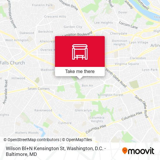 Mapa de Wilson Bl+N Kensington St