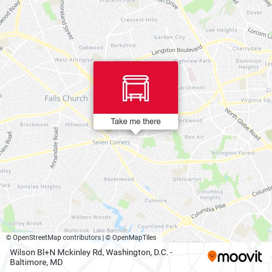 Mapa de Wilson Bl+N Mckinley Rd