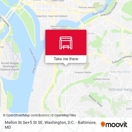 Mapa de Mellon St Se+5 St SE