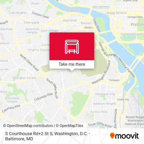 Mapa de S Courthouse Rd+2 St S