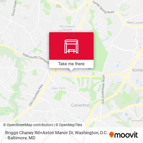 Mapa de Briggs Chaney Rd+Aston Manor Dr