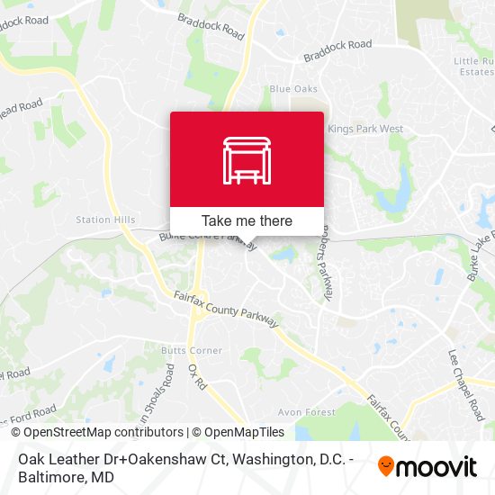 Mapa de Oak Leather Dr+Oakenshaw Ct