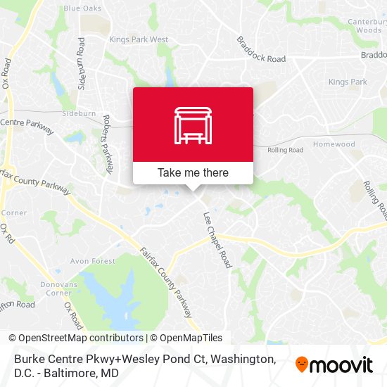 Burke Centre Pkwy+Wesley Pond Ct map