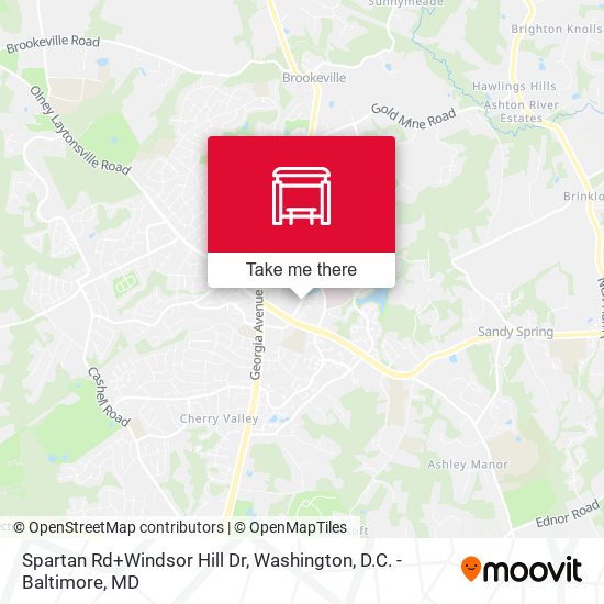 Spartan Rd+Windsor Hill Dr map