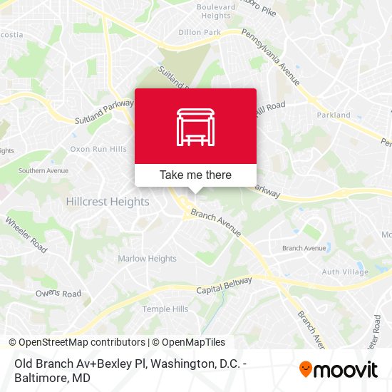 Old Branch Av+Bexley Pl map