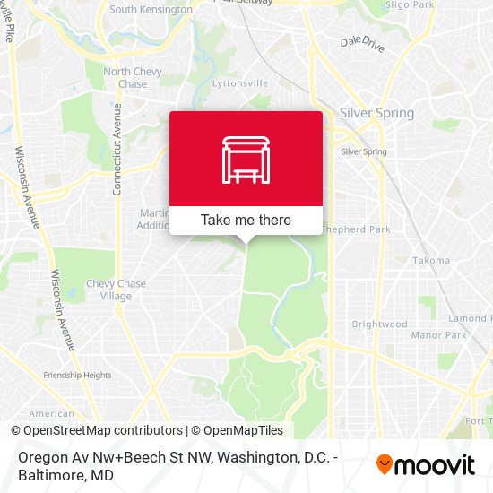 Mapa de Oregon Av Nw+Beech St NW
