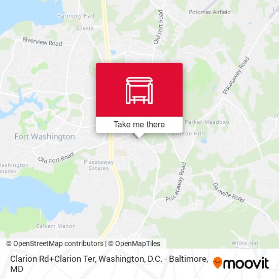 Clarion Rd+Clarion Ter map