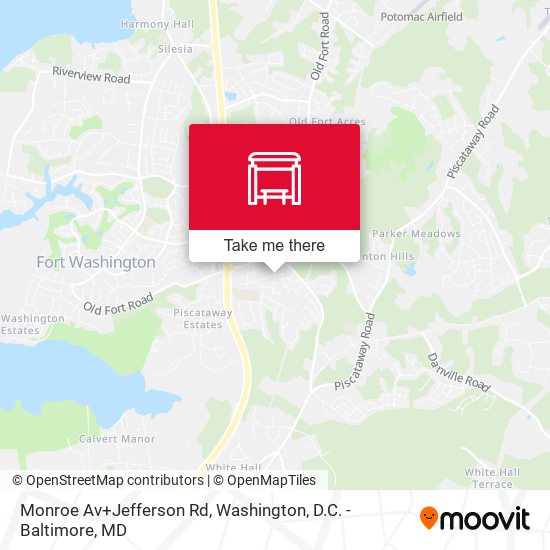 Monroe Av+Jefferson Rd map