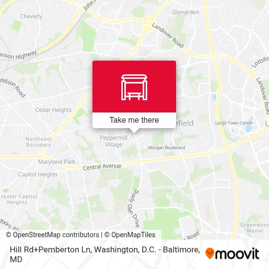 Hill Rd+Pemberton Ln map