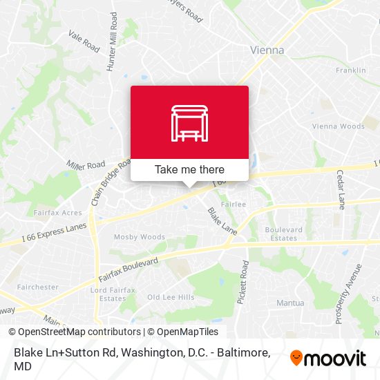 Blake Ln+Sutton Rd map
