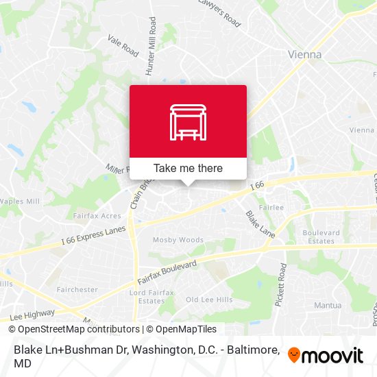 Blake Ln+Bushman Dr map