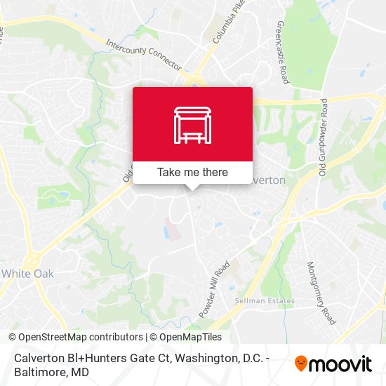 Mapa de Calverton Bl+Hunters Gate Ct