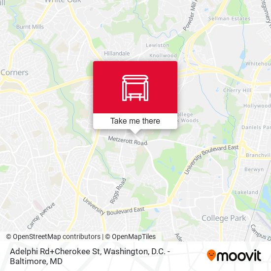 Mapa de Adelphi Rd+Cherokee St