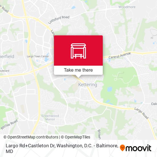 Largo Rd+Castleton Dr map