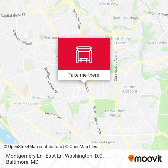 Mapa de Montgomery Ln+East Ln