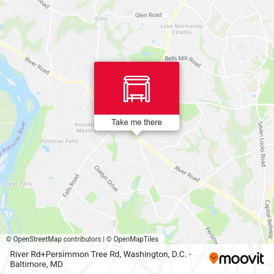 Mapa de River Rd+Persimmon Tree Rd