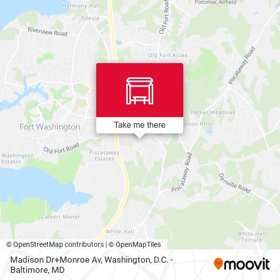 Madison Dr+Monroe Av map