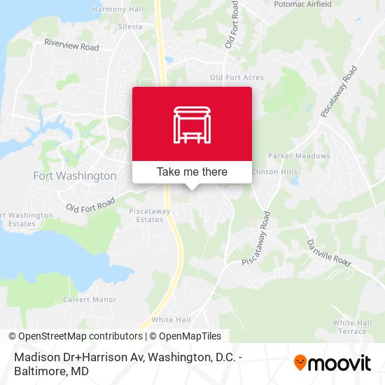 Mapa de Madison Dr+Harrison Av