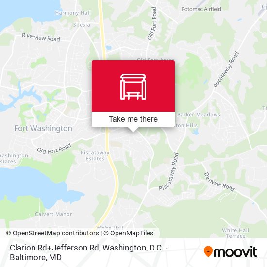 Mapa de Clarion Rd+Jefferson Rd