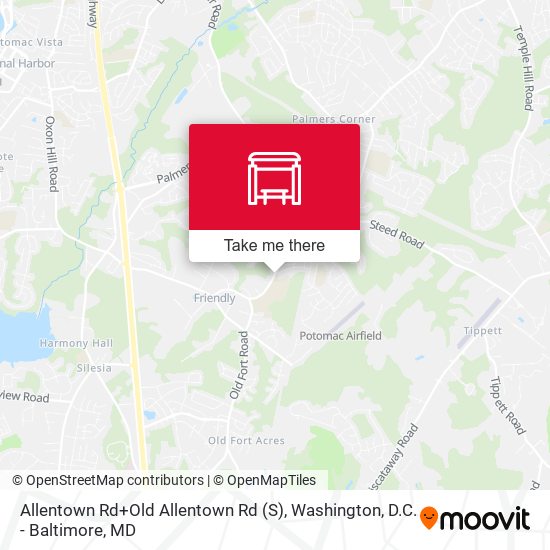 Mapa de Allentown Rd+Old Allentown Rd (S)