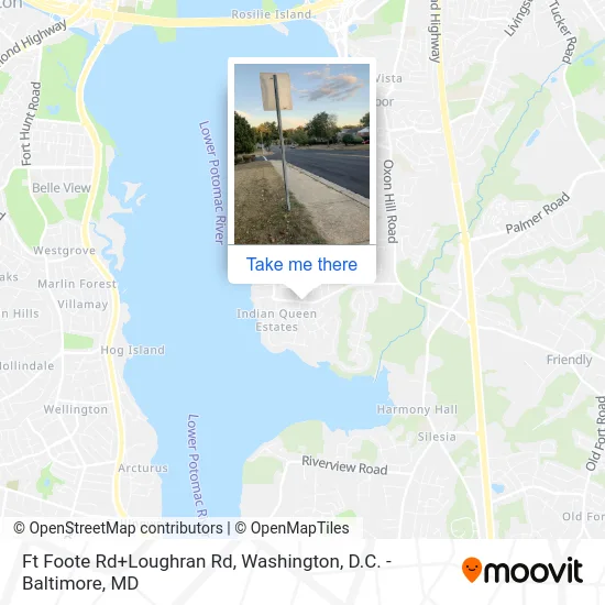 Ft Foote Rd+Loughran Rd map