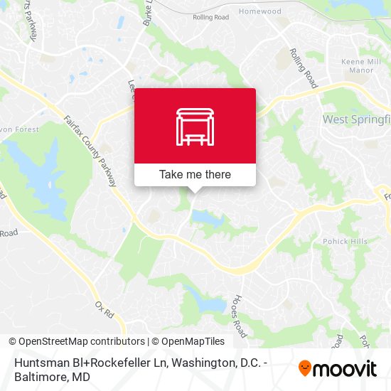 Huntsman Bl+Rockefeller Ln map