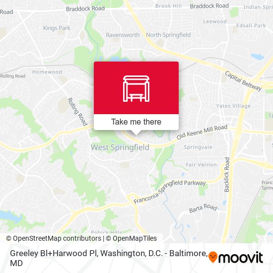 Mapa de Greeley Bl+Harwood Pl