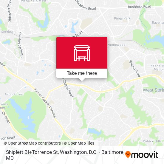 Mapa de Shiplett Bl+Torrence St