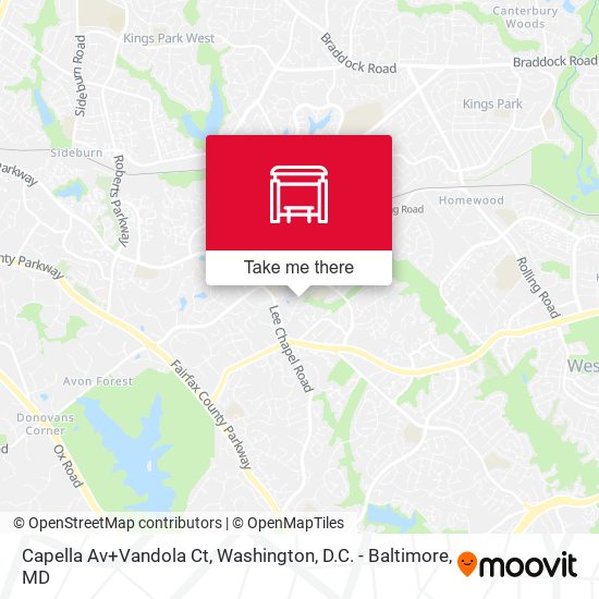 Capella Av+Vandola Ct map