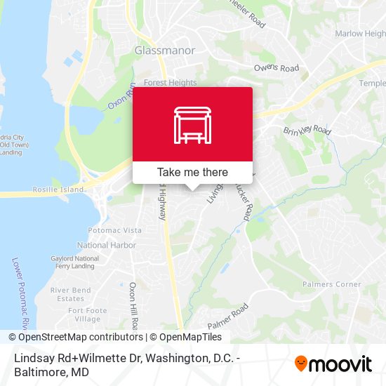 Lindsay Rd+Wilmette Dr map