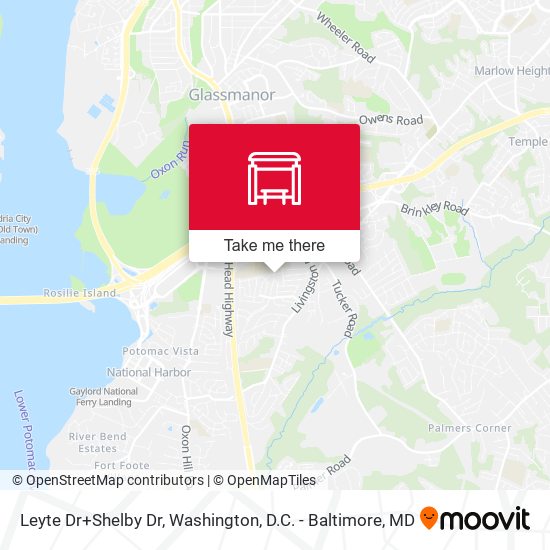Mapa de Leyte Dr+Shelby Dr