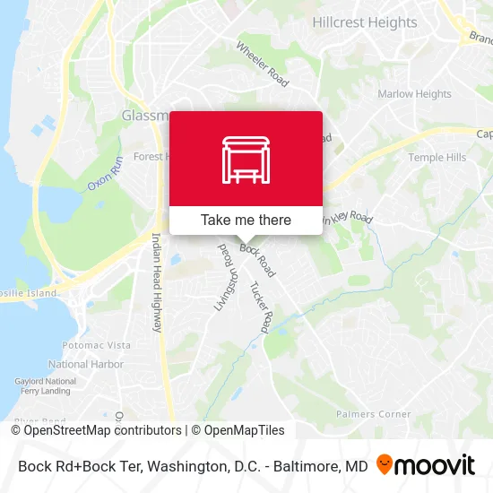 Bock Rd+Bock Ter map