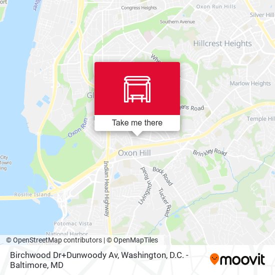 Mapa de Birchwood Dr+Dunwoody Av
