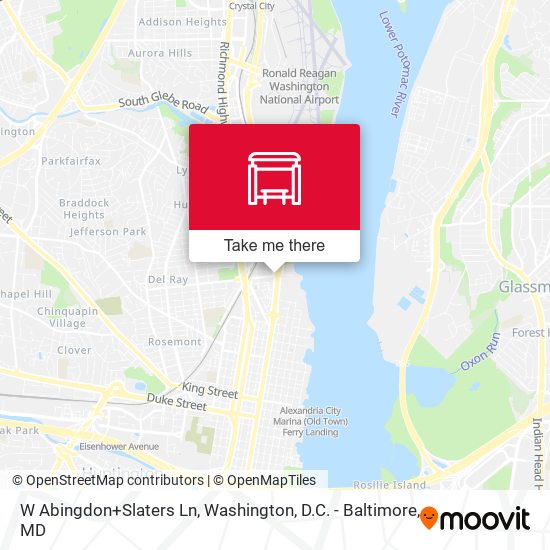 Mapa de W Abingdon+Slaters Ln